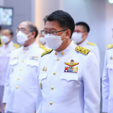 อว. จัดพิธีถวายพระพรชัยมงคลและพิธีถวายสัตย์ปฏิญาณเพื่อเป็นข้ ... พารามิเตอร์รูปภาพ 4